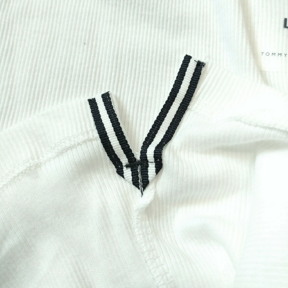NWT Tommy Hilfiger 100% Cotton 3/4 Sleeve Polo - Picture 7 of 8